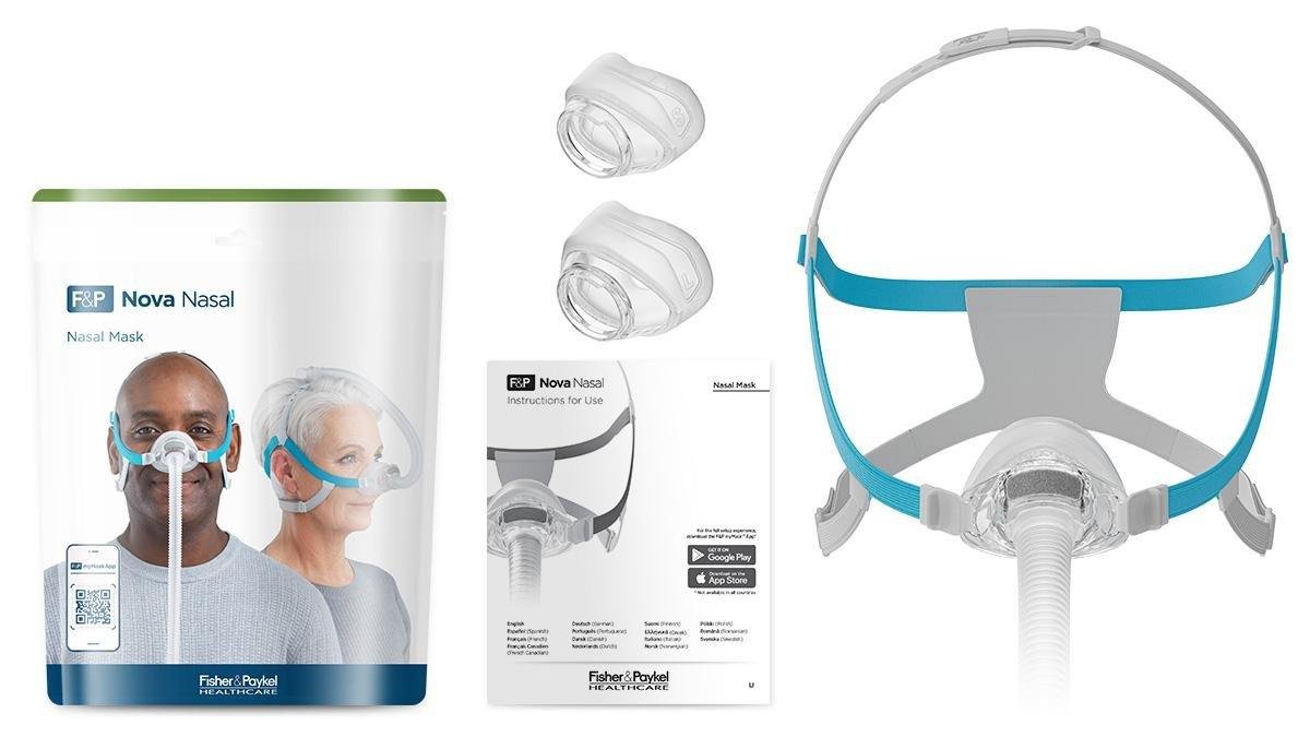 F&P Nova Nazal Fit Pack içeriği